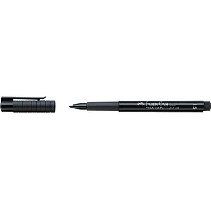  Faber-Castell Pitt Artist Pen, 1.5mm, schwarz, 167890 
