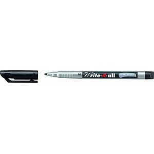 Stabilo, STABILO Write-4-all permanent M 146/46 schwarz, Stabilo Write-4-all-Pen, Permanentmarker, M, schwarz, 146/46