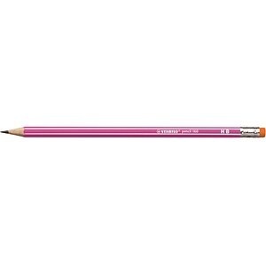 Stabilo, STABILO Bleistift 160 mit Gummi HB 2160/01HB pink, Stabilo pencil 160, Bleistift mit Gummi, HB, pink, 2160/01-HB