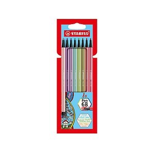 undefined, STABILO Pen 68 - 8er Etui - Premium-Filzstift, STABILO Fasermaler Pen 68 1.0mm 68/8-02 ass. 8 Stück