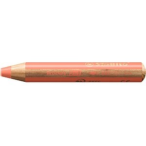 Stabilo, Stabilo Farbstifte Woody 3 in 1, pastell rot, 880/301, STABILO Farbstifte Woody 3 in 1 880/301 pastell rot