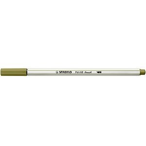 Stabilo, Stabilo Fasermaler Pen 68 Brush, schlammgrün, 568/37, STABILO Fasermaler Pen 68 Brush 568/37 schlammgrün