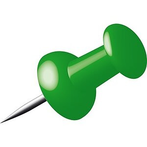 Alco, ALCO Pin-Wand-Nadeln 662-18 grün 40 Stück, ALCO Pin-Wand-Nadeln 662-18 grün 40 Stück
