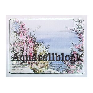 Ursus, URSUS Aquarellpapier 36x48cm 9340000 200g, weiss 10 Blatt