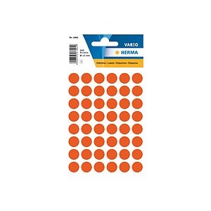 undefined, HERMA Multi-purpose labels ø 12mm red 240 pcs. selbstklebendes Etikett, HERMA Markierungspunkte 13mm 1862 rot 240 Stück