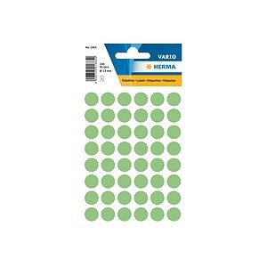 HERMA, HERMA Markierungspunkte 13mm 1865 grün 240 Stück, HERMA Markierungspunkte 13mm 1865 grün 240 Stück
