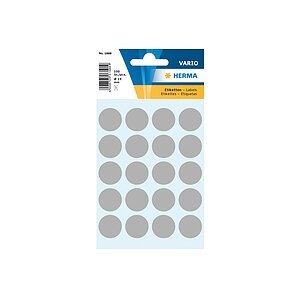 undefined, HERMA Multi-purpose labels ø 19mm grey 100 pcs. selbstklebendes Etikett, HERMA Etiketten rund 19mm 1888 grau 100 Stück