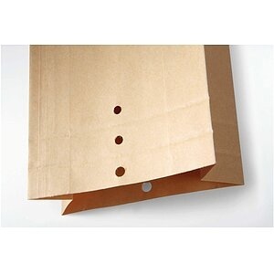 FLEXIPAK, Flexipak Faltenbeutel Kraftpapier, braun, 160mm x 50mm x 345mm, 2FHMFB00006, (250 Stück), 