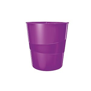 Leitz, LEITZ Papierkorb WOW 15 Liter 52781062 violett