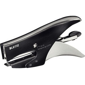 undefined, Leitz 55640094 stapler Black,Stainless steel, Leitz Heftzange, No. 10 Style, satin schwarz, 5564-00-94
