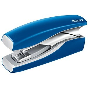 undefined, Leitz 56030035 stapler, LEITZ Heftapparat NewNeXXt 5603-00-35 SoftPress, blau für 30 Blatt