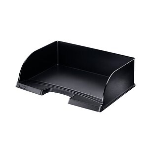 undefined, Leitz 52190095 Desktop Behälter u. Organisator, Leitz Briefkorb Jumbo Plus, quer, schwarz, 5219-00-95
