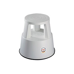 Wedo, WEDO Rollhocker Step Lichtgrau 212237, Wedo Rollhocker Step, 44 x 44 x 43cm, lichtgrau, 212237