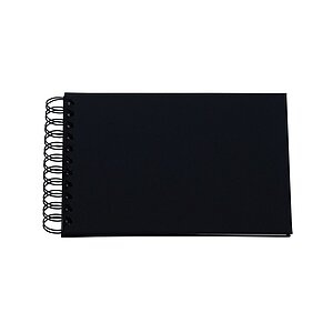 undefined, Rössler S.O.H.O. Fotoalbum Schwarz 40 Blätter 195 x 145 Spiralbindung, RÖSSLER Fotoalbum 1329452701 19.5x14.5cm, schwarz/o.white
