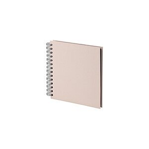 undefined, Rössler Soho Fotoalbum Beige 60 Blätter, RÖSSLER Fotoalbum 1329452585 18x18cm, powder/schwarz