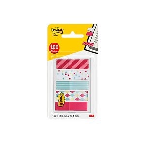 POST-IT, POST-IT Index Standard 43,2x11,9mm 684-CAN5 Candy 5x20 Blatt, 3M Post-it Index Standard, 43,2mm x 11,9mm, Candy, 5x20 Blatt, 684-CAN5