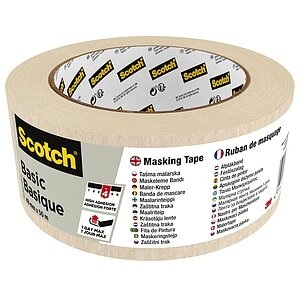 Scotch, SCOTCH Abdeckband Basic 48mmx50m BASIC4850 beige, Scotch Abdeckband Basic, 48mm x 50m, BASIC-4850