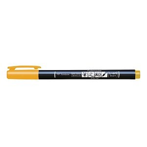 Tombow, TOMBOW Kalligraphie Stift Hard WS-BH03 Fudenosuke, gelb