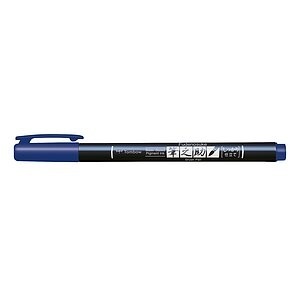 Tombow, TOMBOW Kalligraphie Stift Hard WS-BH15 Fudenosuke, blau