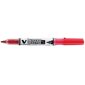 Pilot, PILOT Whiteboard Marker 0,8mm WBMAVSUFB rot V-Board Master S UF