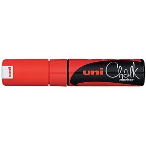 uni-ball, UNI-BALL Chalk Marker 8mm PWE-8K RED rot
