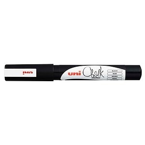 uni-ball, UNI-BALL Chalk-Marker 0,9-1,3mm PWE3MS BLACK schwarz, uni-ball Chalk-Marker, 0.9-1.3mm, schwarz, PWE3MS SCHWARZ
