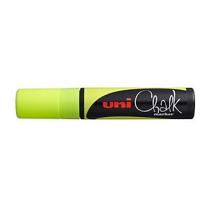 uni-ball, UNI-BALL Chalk Marker 15mm PWE17KF.YELL gelb, uni-ball Chalk-Marker, 15mm, gelb, PWE17K GELB