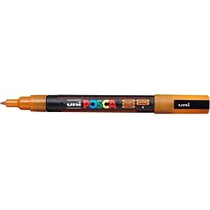 uni-ball, UNI-BALL Posca Marker 0.9-1.3mm PC3-ML ORANG glitzer orange