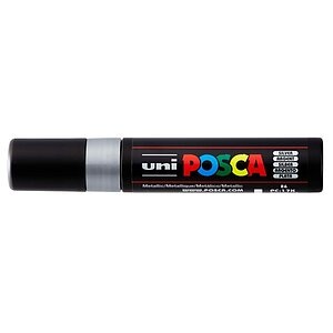 uni-ball, UNI-BALL Posca Marker 15mm PC17K SILVER MET, silber