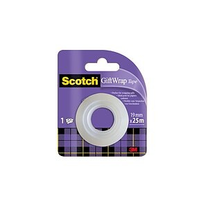 Scotch, SCOTCH Gift Wrap Tape 19mmx25m GIFTWRAPR Refill, Scotch Gift Wrap Tape, 19mm x 25m, Refill, GIFTWRAPR