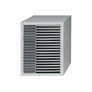 styro, Styro Kunststoffbox styrokay, 11mm, 6 Farben, 18 Fächer, 11-91181.05, Styro Schubladenbox Styrokay 18 Schubladen