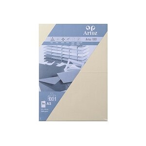 undefined, Artoz 10739226-241 A5 (148×210 mm) Cremefarben Druckerpapier, ARTOZ Karten 1001 A5 107392262 220g, chamois 5 Blatt