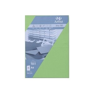 undefined, Artoz 10732226-305 Tintendruckerpapier, ARTOZ Karten 1001 A6 107322263 220g, birkengrün 5 Blatt