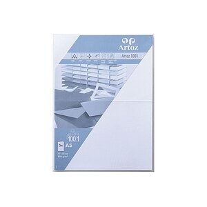 undefined, Artoz 10739226-210 Tintendruckerpapier, ARTOZ Karten 1001 A5 107392262 220g, blütenweiss 5 Blatt