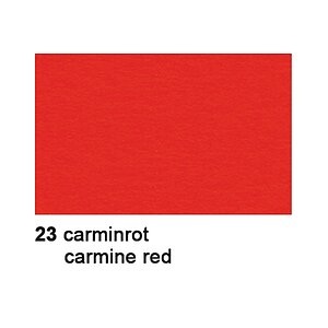  Ursus Tonzeichenpapier, A3, 130g, karminrot, 2174023, (100 Blatt) 