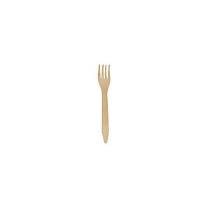 Webstar, WEBSTAR Gabel 16.5cm 33154 braun, Holz 50 Stück, 