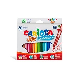 undefined, Carioca Joy Filzstift Fein Mehrfarbig 36 Stück(e), CARIOCA Fasermaler Joy 2,6mm 40616 36 Stück