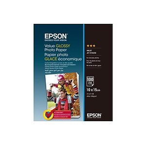 Epson, Epson Value Glossy Photo Paper - 10x15cm - 100 sheets