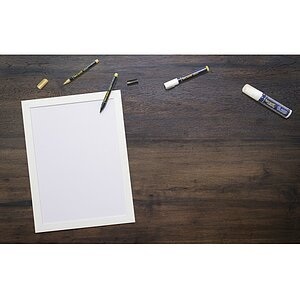 Securit, SECURIT Kreidetafel WOODY WBW-WT-30-40 weiss 40x30x1cm, Securit Kreidetafel, WOODY, weiss, 40 x 30 x 1cm, WBW-WT-30-40