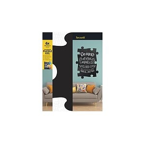 Securit, Securit Kreidetafel Puzzle, schwarz, 40cm x 30cm x 1.6cm, FB-PUZZLE, SECURIT Kreidetafel Puzzle FB-PUZZLE schwarz 40x30x1.6cm