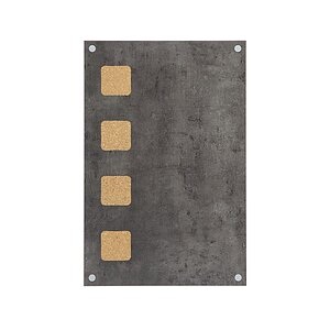 Securit, Securit Kreidetafel Living Wall, grau, 63cm x 41cm x 2cm, LW-GY-58, SECURIT Kreidetafel Living Wall LW-GY-58 grau 63x41x2cm