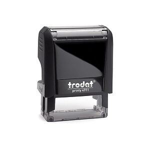 Trodat, TRODAT Stempel Printy M4911SC 4 Zeilen 38×14mm, Trodat Stempel Trodat Printy, Kissen schwarz, M4911SC
