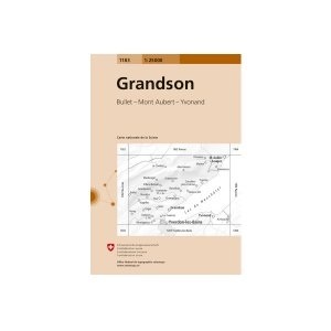 Landeskarte der Schweiz Grandson