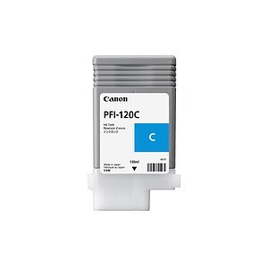 Canon, CANON Tintenpatrone cyan PFI-120C iPF TM 200/305 130ml, Canon Tintenpatrone, blau, PFI-120C, (130ml)