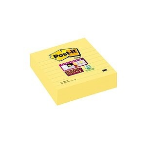 POST-IT, POST-IT Super Sticky XL Notes 675-3SSCY 101x101mm, 70 Blatt 3 Stü, 3M Post-it Super Sticky XL Notes, 101mm x 101mm, 675-3SSCY, (3 x 70 Blatt)