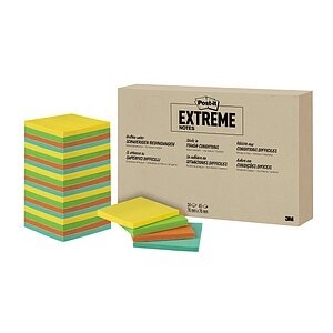 POST-IT, POST-IT Extreme Notes 76mmx76mm EXT33M-24-EU1 4 Farben 24x45 Blatt, 3M Post-it Extreme Notes, 76mm x 76mm, 4 Farben, EXT33M-24-EU, (24 x 45 Blatt)