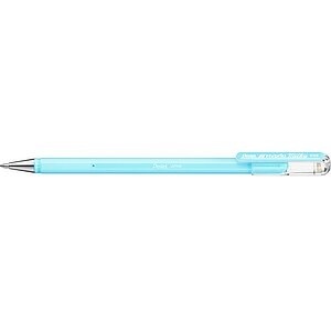 Pentel, PENTEL Roller Hybrid Metal 0.8mm K108-PS pastell hellblau, Pentel Roller Hybrid Metal, 0.8mm, pastell hellblau, K108-PS