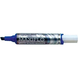Pentel, PENTEL Whiteb. Marker MAXIFLO 2/6mm MWL6-CO blau
