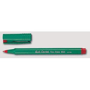 Pentel, Tintenroller Pentel Ball R 50, rot, Pentel Ball R50, 0.8mm, rot, Rollerball, R50-B