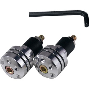 Hashiru, Hashiru Lenkerendenpaar ST03 mit O-Ringen für 18mm silber, Hashiru Lenkerendenpaar ST03 mit O-Ringen für 18mm silber